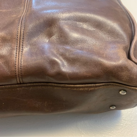 Coach VTG Rare Leather Large Shoulder Tote Bag 7303 USA - Picture 14 of 14